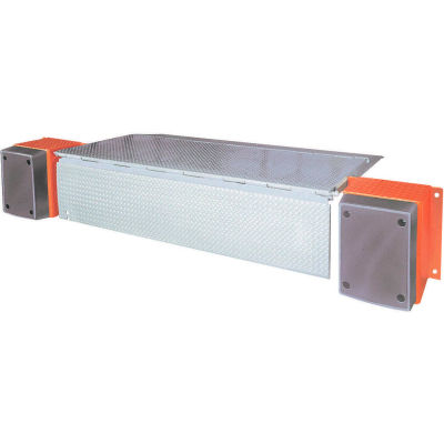 DLM HED Series AC Powered Edge of Dock Leveler 72"W Usable & 110"W Overall 20,000 Lb. Cap.