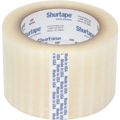 Ruban pour fermer les boîtes de carton Shurtape® HP 200, 3 po x 110 verges, 1,9 mil, transparent - Qté par paquet : 24