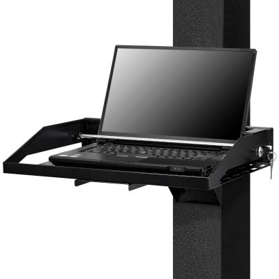 Global Industrial Locking Laptop Tray, Fits Up to 17" Laptops for Global Workbenches