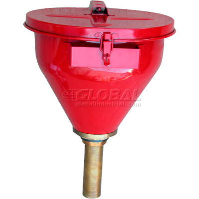 6" Shaft Self-Closing Drum Funnel DF-S