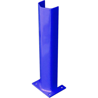1/2" épais 24" H Post acier protecteur bleu