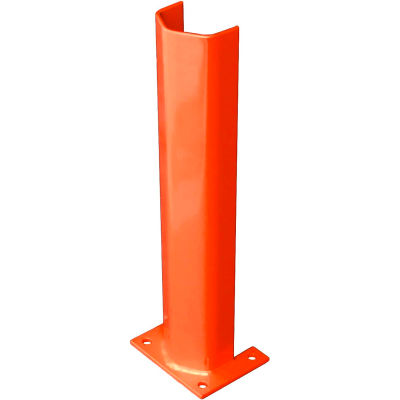 1/2" épais 24" H Post acier protecteur Orange