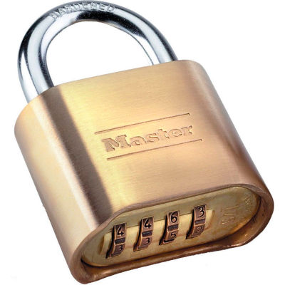 Master Lock® no. 175d Brass ensemble vos propres cadenas de combinaison - 2 po l