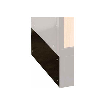 Hallowell KCSB18ME Wood/Metal Hybrid Locker Closed Side Base 18x6 Black