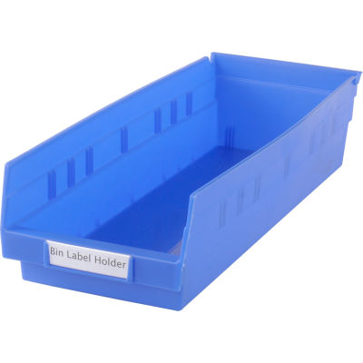 Aigner Tri-Dex TR-0813 Slide-In Label Holder 13/16" x 3" for Shelf Bins, Price per Pack of 25