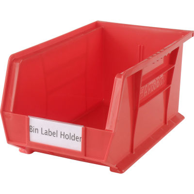 Aigner Tri-Dex TR-1754 Porte-étiquettes slide-in 1-3/4 » x 4 » pour stacking bins, prix par paquet de 25