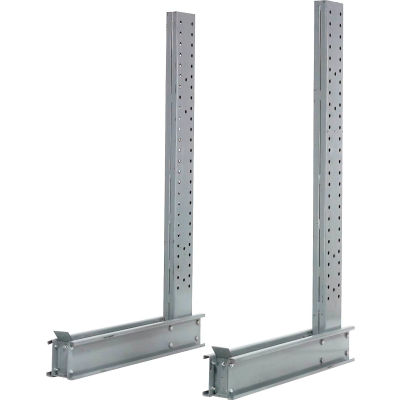 Global Industrial™ Single Sided Cantilever Upright, 49"Dx8'H, For 3000-5000 Series