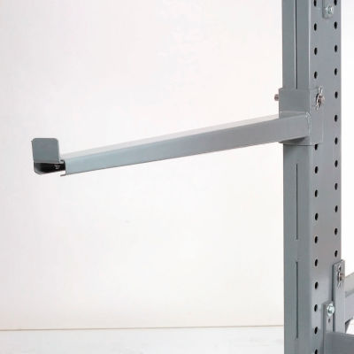 Global Industrial™ 18" Cantilever Straight Arm, 2" Lip, 2500 Lb. Cap., For 3000-5000 Series