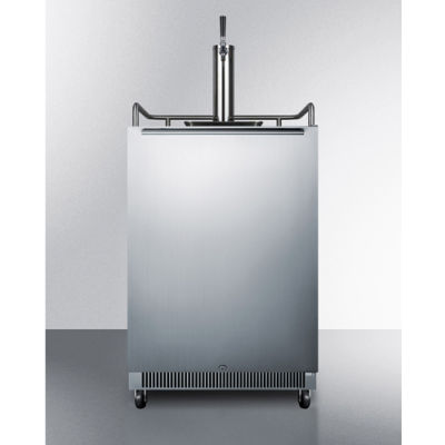 Distributeur de bière Summit-Undercounter, utilisation intégrée, sans gel, porte S/S, thermostat numérique