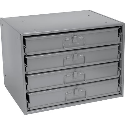 Boîte en acier de compartiment de Durham en Rack 20 x 15-3/4 x 15 4 diviseur réglable compartiment boîtes