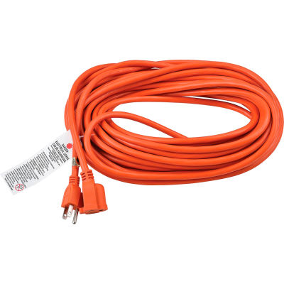 Global Industrial™ 50 Ft. Outdoor Extension Cord, 14/3 Ga, 15A, Orange