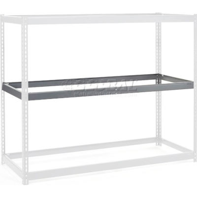 Global Industrial Additional Level For Wide Span Rack 48"Wx36"D No Deck 1200 Lb Capacity, Gray