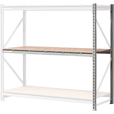 Global Industrial Extra Heavy Duty Storage Rack, Wood Deck, 60"Wx24"Dx72"H Starter