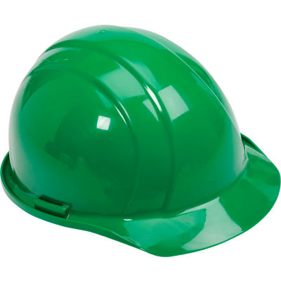 Casque de sécurité ERB® Americana® Cap, suspension à verrouillage coulissant à 4 points, vert