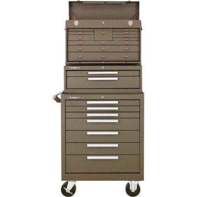Kennedy® 277XB,5150B,52611B 27" X 18" X 62-1/2"20 Drawer Roller Cabinet - Machinest Chest Combo