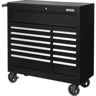 ™ Global Industrial Roller Tool Cabinet, 13 tiroirs, 42-3/8"L x 18"P x 38-5/8"H, Noir
