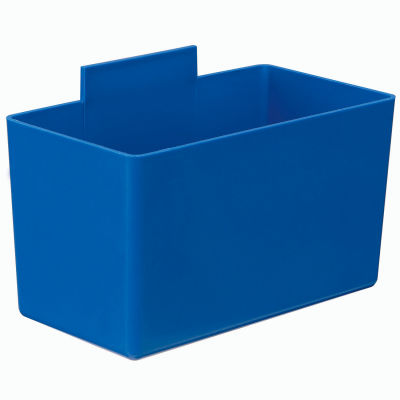 Little Inner Bin Cup QBC112 pour les bacs d'empilage en plastique - 2-3/4 x 5-1/4 x 3 bleu - Qté par paquet : 48