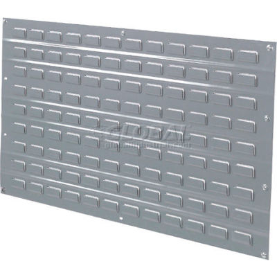 Global Industrial Louvered Wall Panel Without Bins 36x19 Gray Price for pack of 4