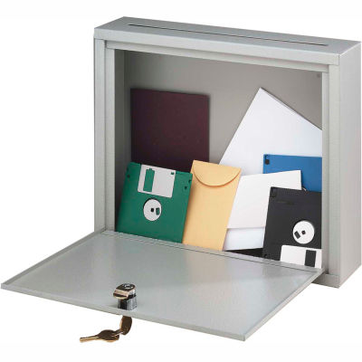 Sandusky interservices petit copain Mail Box 5625-32 - acier - W 12" x 3 « D x 10 » H, Platinum