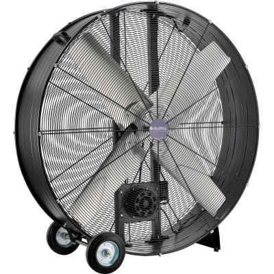 Ventilateur de souffleur à tambour portable Global Industrial™ 48 », 19500 CFM, 1-1/2 HP, 1 phases