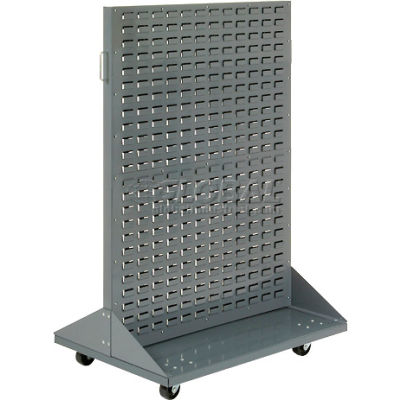 Global Industrial Mobile Double-Sided Rack without Bins 36" x 54"