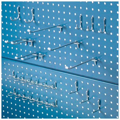 Global Industrial™ Panneau de pegboard en acier, 60 « W, Bleu