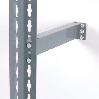 Global Industrial™ 12" Wall Bracket - Gray