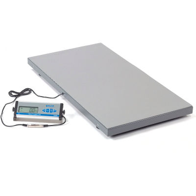 Brecknell PS500 Series Low Profile Digital Floor Scale, 500 lb x 0,2 lb, plate-forme 42 « x22 »