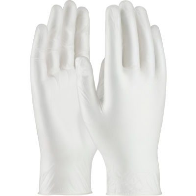 PIP Ambi-Dex® 64-435PF Industrial Grade Vinyl Gloves, 5 Mil, Powder-Free, XL, White, 100/Box