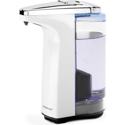 simplehuman® Compact Sensor Soap/Sanitizer Pump - Blanc