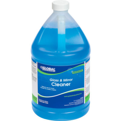 Global Industrial™ Glass & Mirror Cleaner, bouteille de 1 gallons, 4 / étui