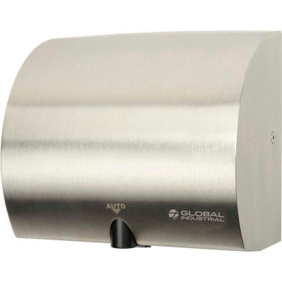 Global Industrial™ High Velocity Automatic Hand Dryer, Stainless Steel ...