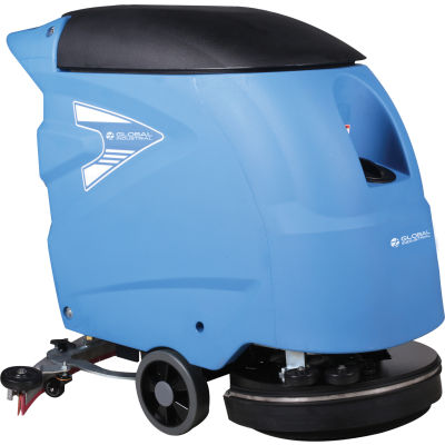 Global Industrial™ Auto Walk-Behind Floor Scrubber, 18 » Cleaning Path