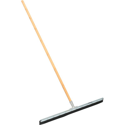 Global Industrial™ 36 » Straight Floor Squeegee Avec poignée en bois - Qté par paquet : 4