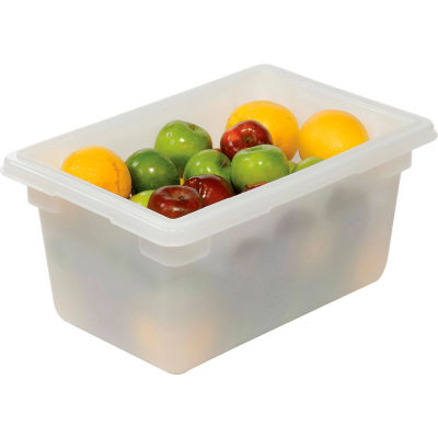 Rubbermaid 3504-00 5 de boîte en plastique blanc Gallon 18 x 12 x 9, qté par paquet : 6