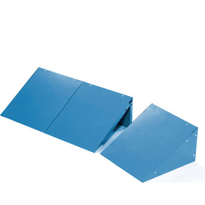Global Industrial™ Locker Slope Top Kit 12x18 Bleu