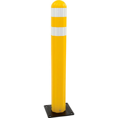 Eagle Poly Guide Post Delineator 42" x 5.75" Dia. Yellow, 1734-Y