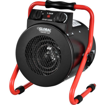 Global Industrial® Portable Electric Space Heater, 120V, 1500W | 653579 ...