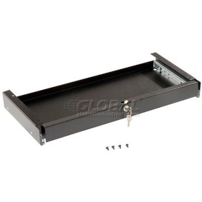 Global Industrial™ Locking Keyboard Drawer - Black