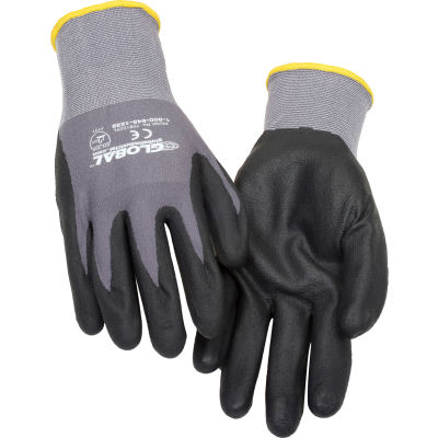 Global Industrial™ Nitrile enduits gants en Nylon, calibre 15, X-Large, 1 paire - Qté par paquet : 12
