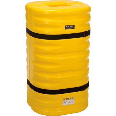 Global Industrial Column Protector, 10" Opening, Yellow