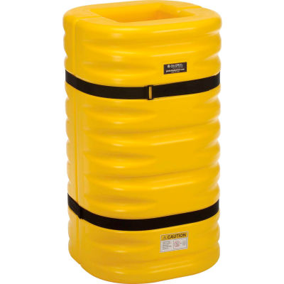 Global Industrial™ Column Protector, ouverture 12 », jaune