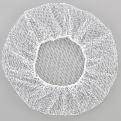 Global Industrial™ Nylon Hairnet, 20", Honeycomb, Blanc, 100/Bag