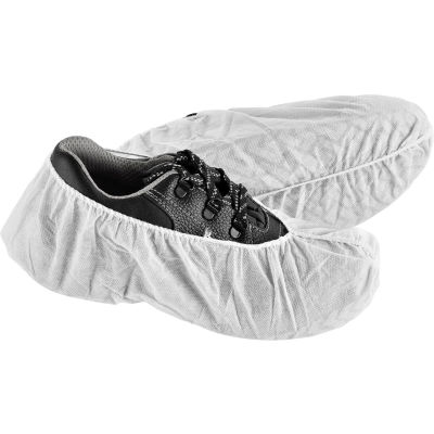 Global Industrial™ Standard Disposable Shoe Covers, Taille 6-11, Blanc, 150 Paires/Case