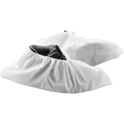 Global Industrial™ Skid Resistant Disposable Shoe Covers, Taille 12-15, Blanc, 150 Paires/Case