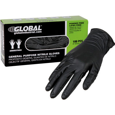 Gloves & Hand Protection | Nitrile | Global Industrial™ Nitrile Gloves ...