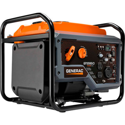 Generac® Générateur d’onduleur à cadre ouvert portable W/ recul Start, Essence, 3000 Watts notés