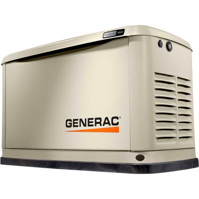 Generac® 7171 - 10/9 kW 120/240V 1 Générateur de veille refroidi à l'air de phase, NG/LP, Enclosure en aluminium