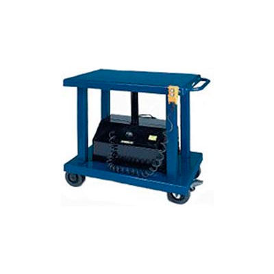 Wesco® Battery Operated Work Positioning Post Lift Table 261100 2000 Lb. Cap. 36x24 Platform