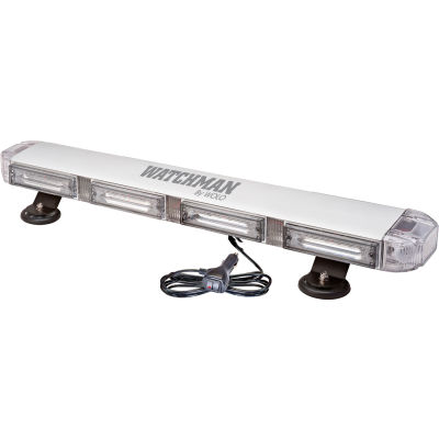Wolo® Low Profile 24" Light Bar Magnet Or Permanent Mount Clear Lens, Amber LEDs - 7824Mp-A
